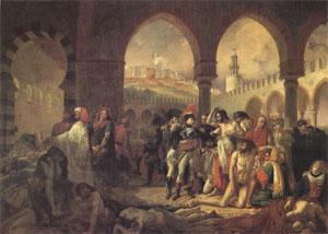 Baron Antoine-Jean Gros Bonaparte Visiting the Plague-Stricken at Jaffa on 11 March (mk05) oil painting picture
